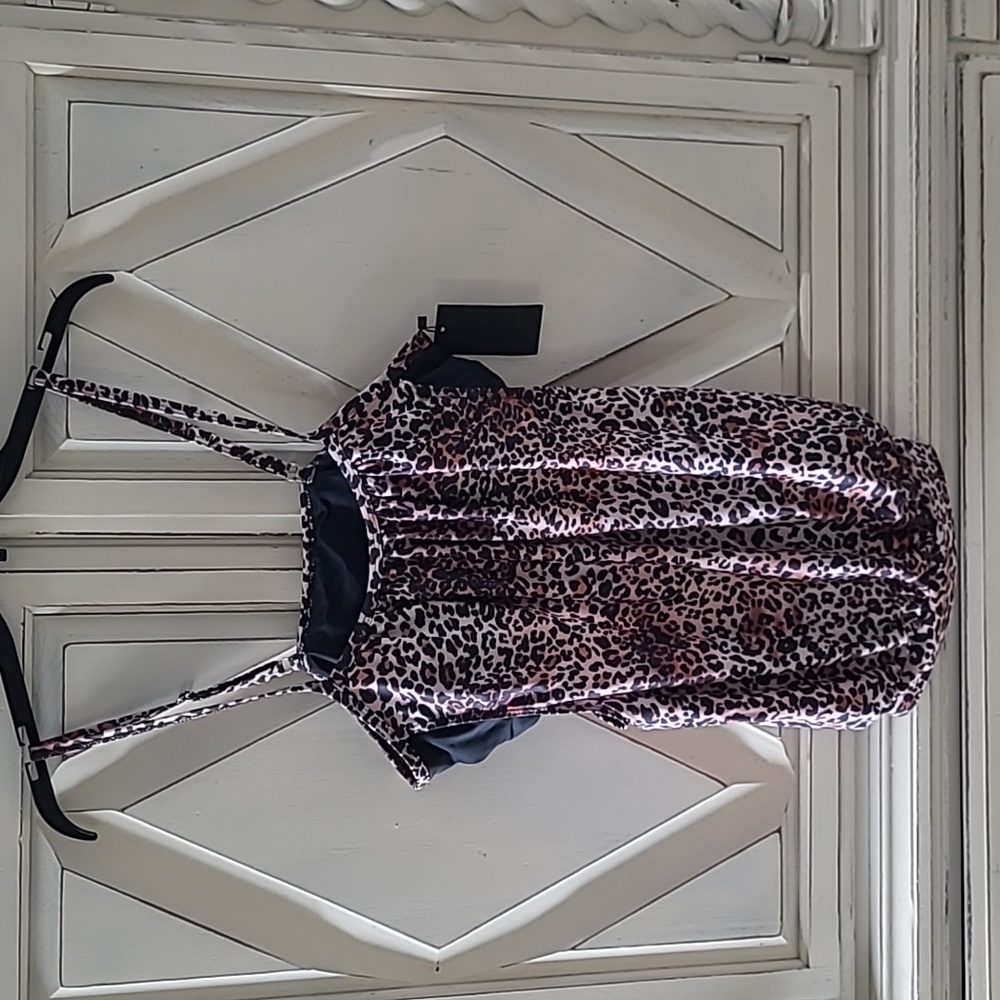 New Tankini Swim Top Animal Print